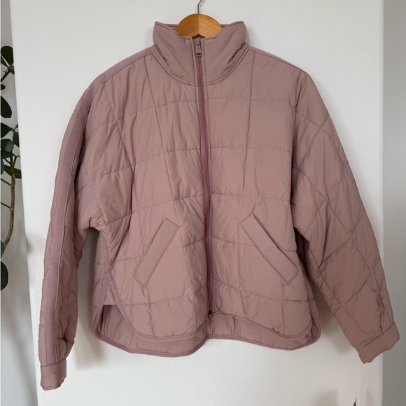 NWT Free People Pippa Packable Puffer Jacket Mauve Swoon -XS - Picture 2 of 6